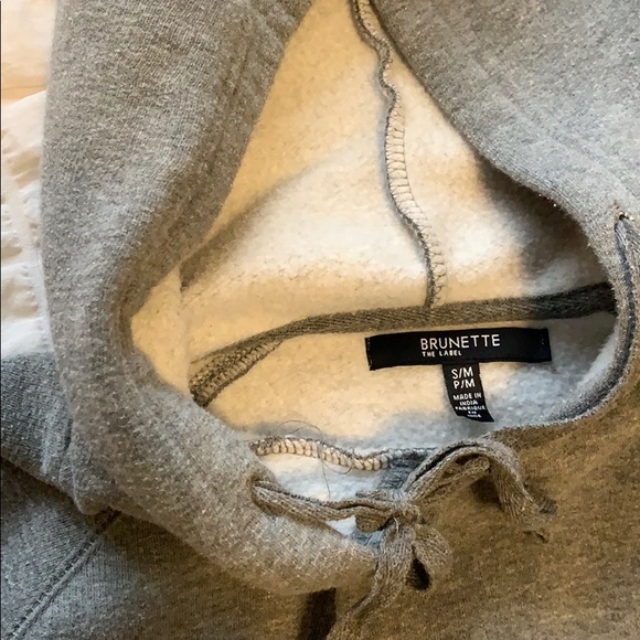 Grey brunette hoodie! In great shape! - Picture 3 of 3